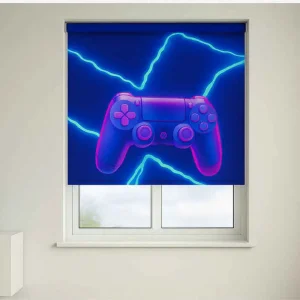 3d neon x-kontroller Rullgardin nörd Endast idag