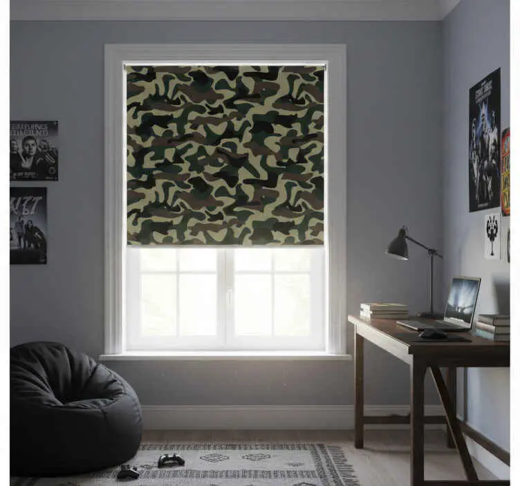 Rullgardin tonåringar militärmönster Trygg betalning