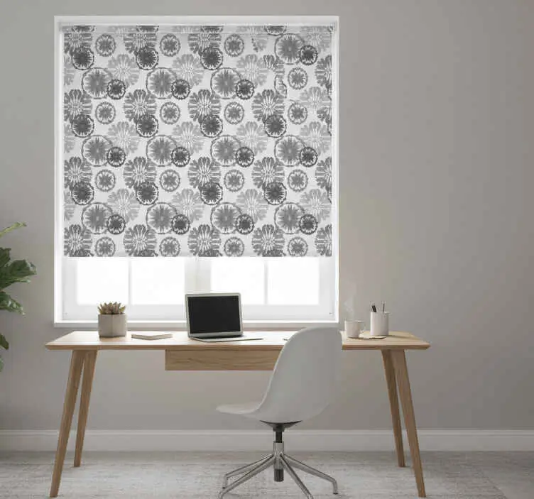 Rullgardin kontor gråmålad illusion Handla nu