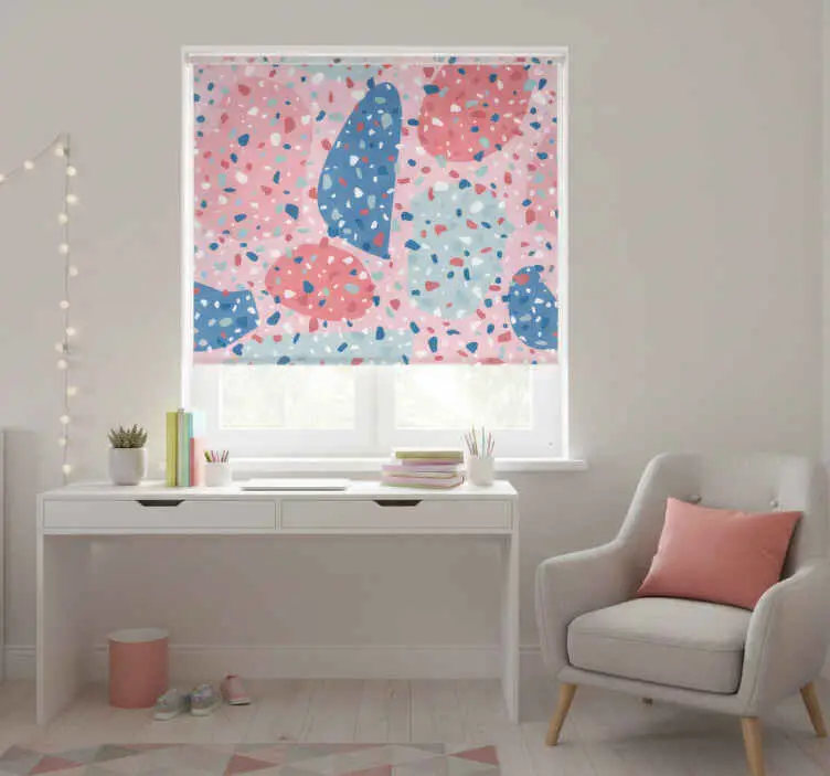 Rullgardin tonåringar pink terrazzo Köp online