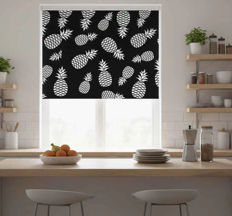 Kundfavorit Rullgardin kök piña mönster