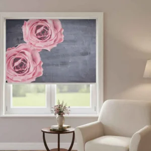 Trygg betalning Rullgardin sovrum elegant feminin blommönster