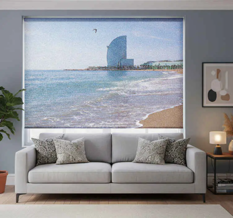Begränsat antal Rullgardin vardagsrum vela hotel i la barceloneta