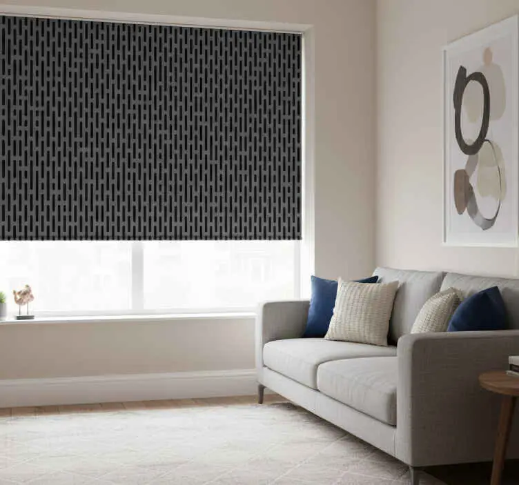 Säker betalning Rullgardin modern svart metallgitter