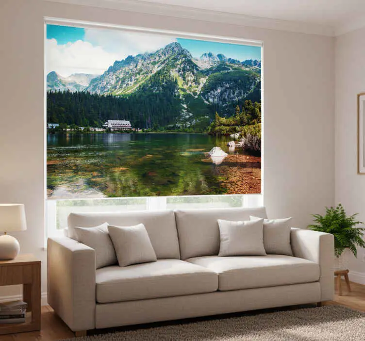 Begränsat antal Rullgardin vardagsrum polish tatry sjö