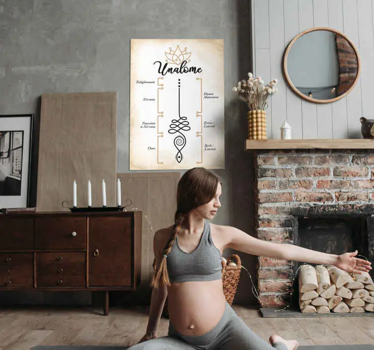 Unalome Zen poster till stuen Lägg i varukorgen
