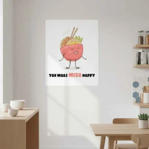 You make me glad poster kök Erbjudandepris