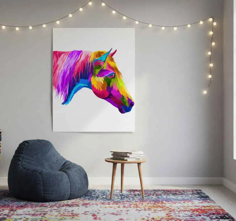 Poster vardagsrum caballos i flera färger Begränsad tid
