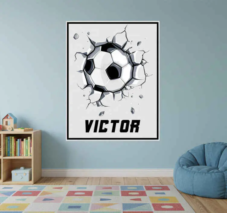 Rabatt Poster barnrum brytande boll