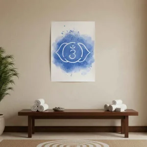 Zen poster tredje ögat chakra symbol Populär