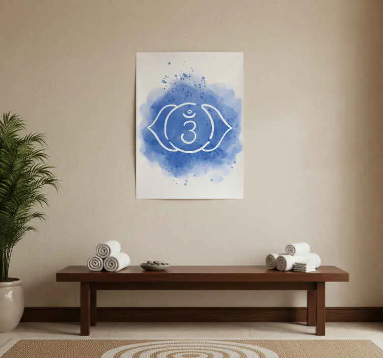 Zen poster tredje ögat chakra symbol Populär