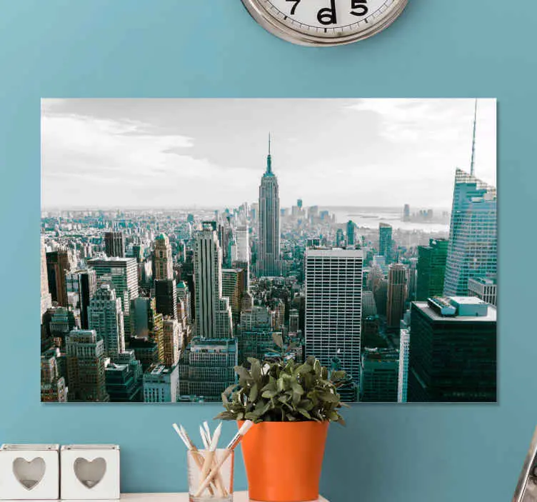 Rabatt New yorks skylinevy Kanvas städer och länder