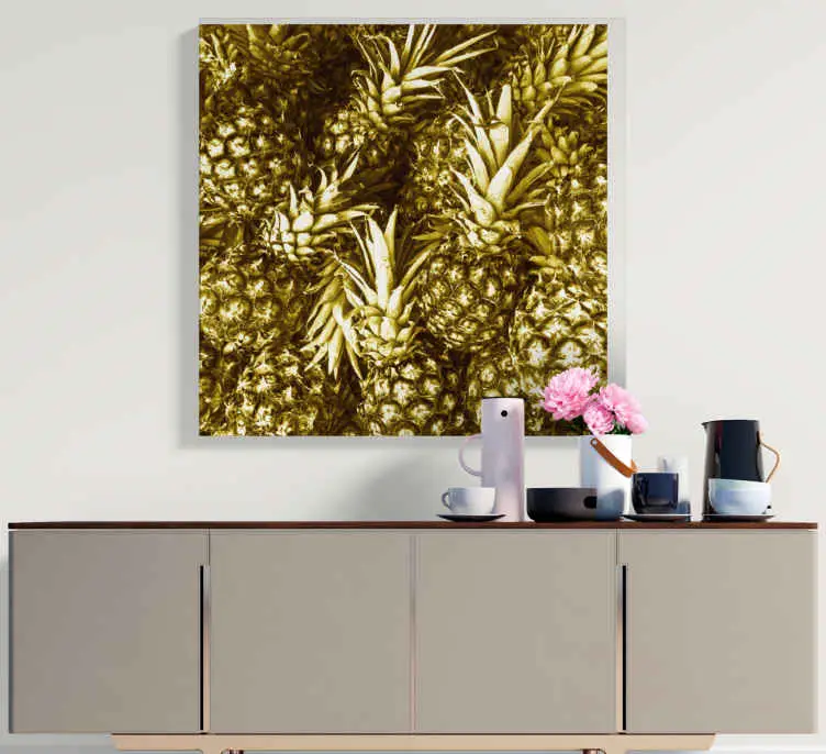 Begränsat erbjudande Guld och fruktcanvas tavla konst