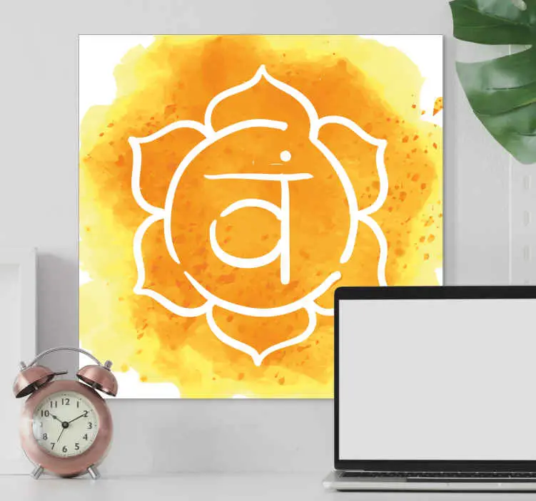 Begränsat erbjudande Vacker sakral chakrasymbol moderna konsttryck påcanvas tavla