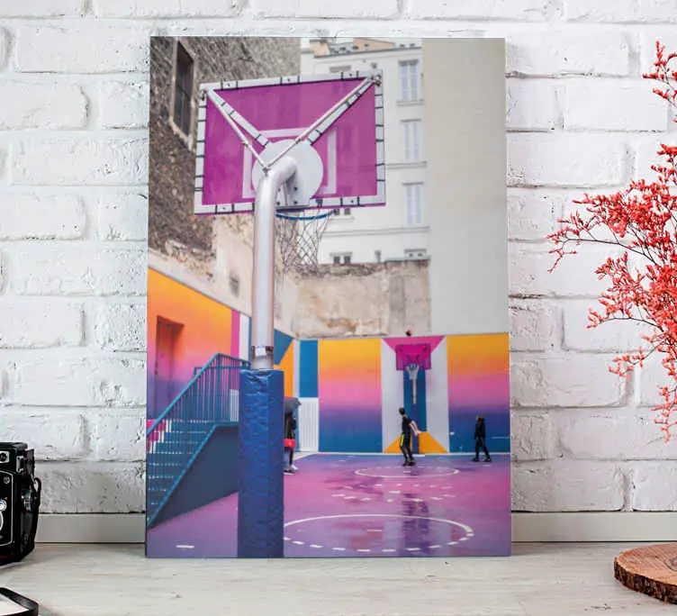 Kanvas sport urban basketplan Rabatt
