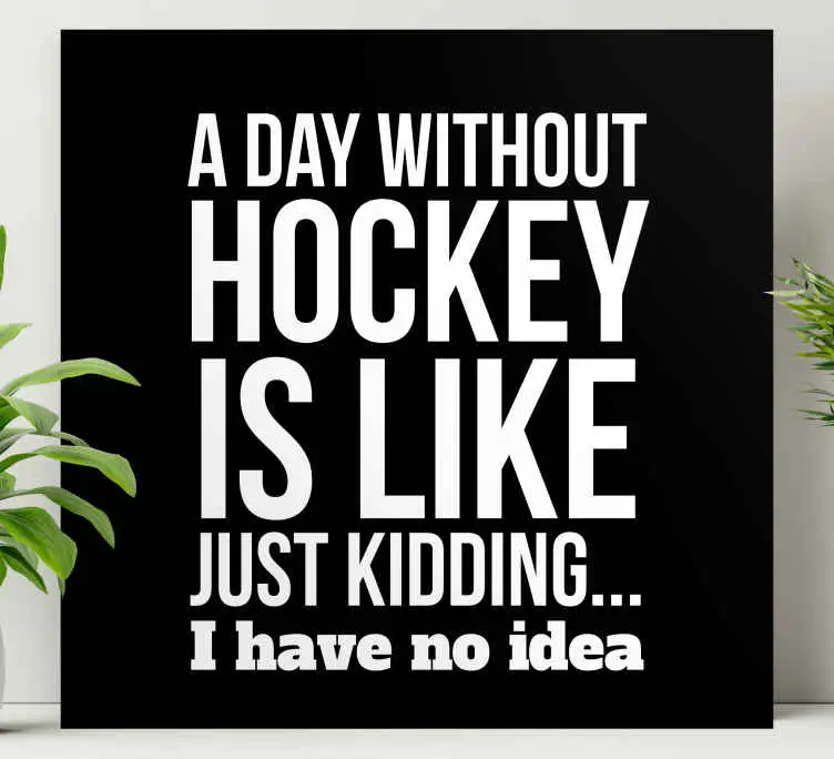 En dag utan hockeybarnduk I lager