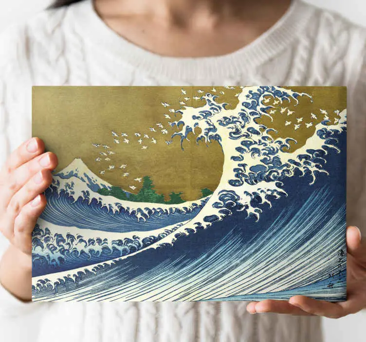 Kaijo no fuji canvaskonst Extra rabatt