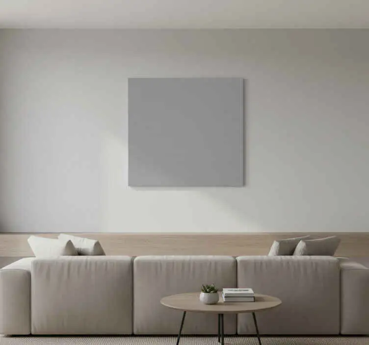 Modern kanvas enkel grå design Endast idag