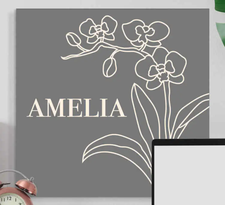 Bästa pris Kanvas blommor och växter stilren floral design