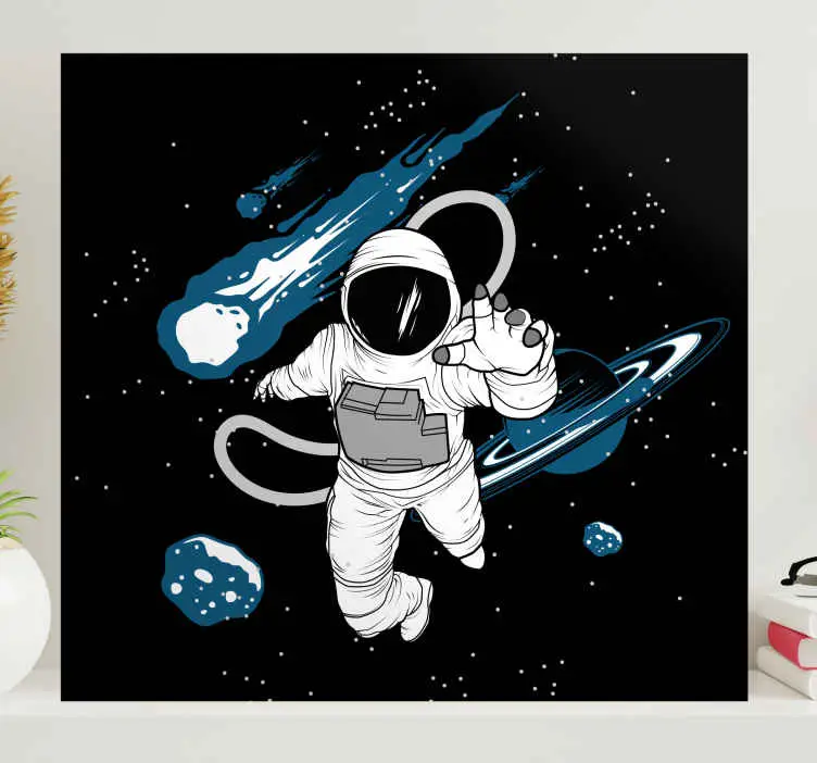 Kampanjpris Videospel canvas tavla astronaut i universum
