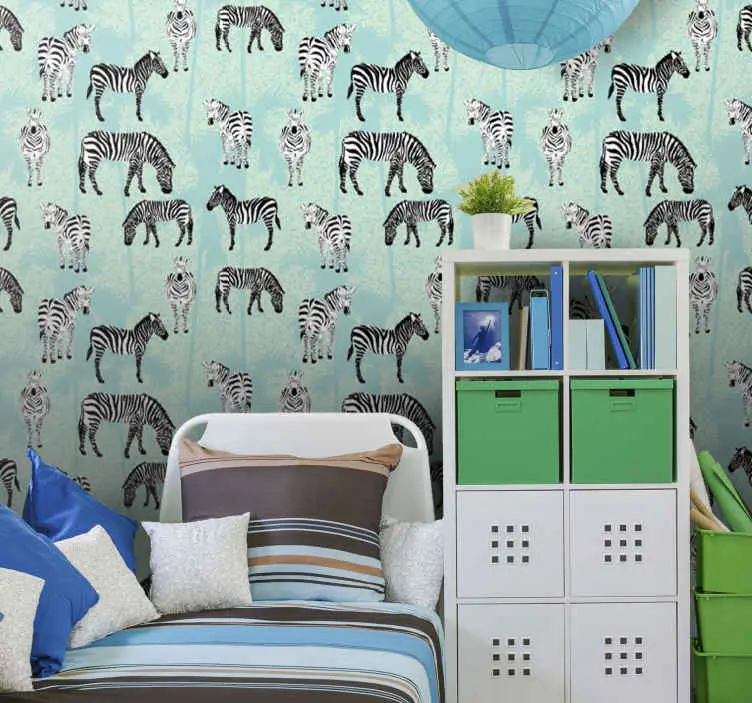 Lågt pris Zebra safari mönster cool djur tapeter