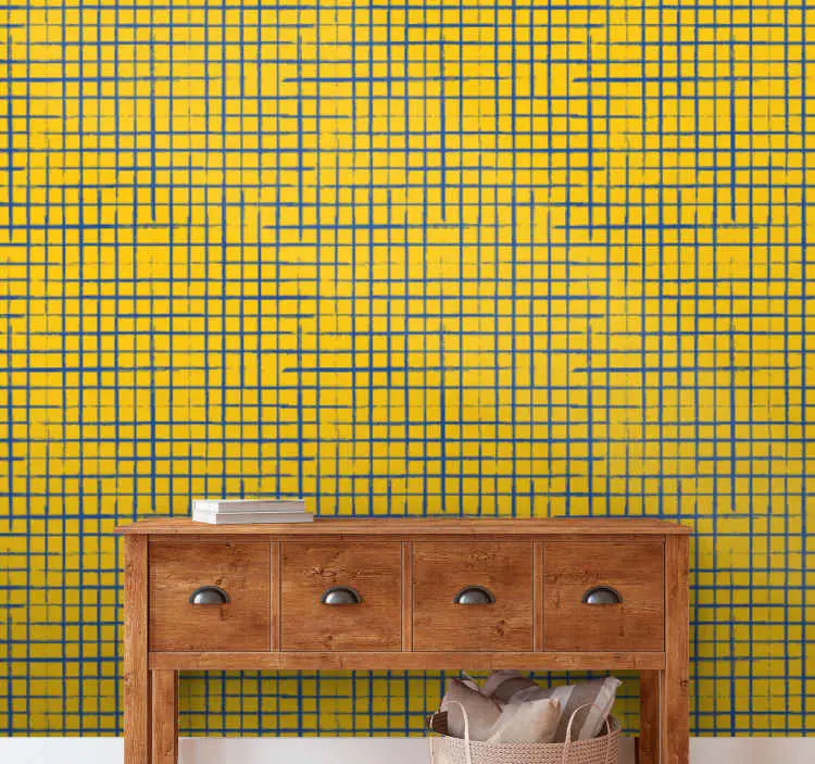 I lager Rutmönster design tapet geometriska former