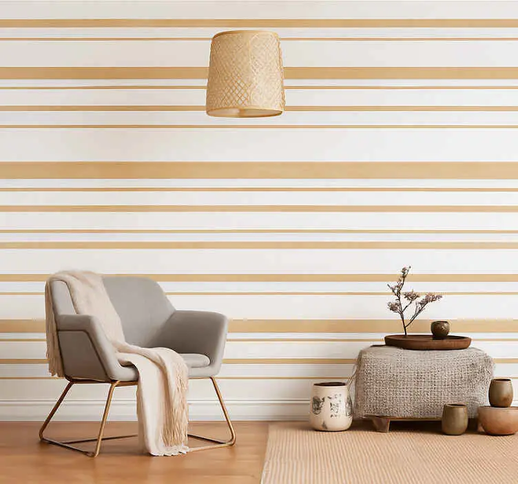 Texturerade ombré-ränder fondtapet vardagsrum Rea
