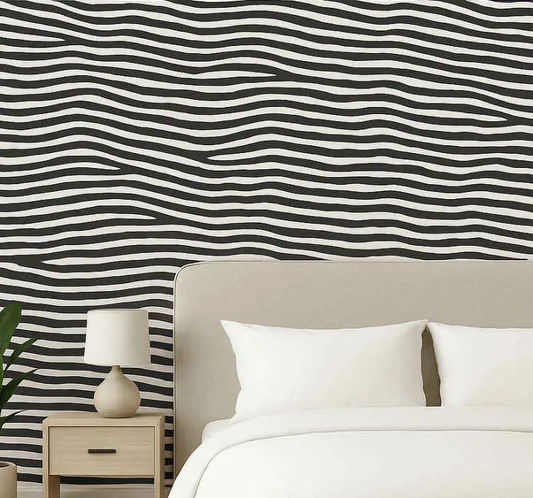 Äktenskap tapet zebra tryck textur Endast idag