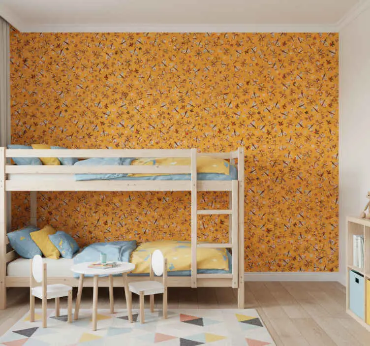 Snabb frakt Barn tapet yello traditionell design