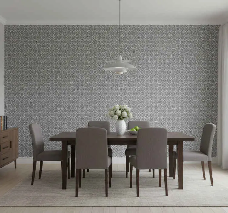 Populär Tapet marmor elegant grått mönster