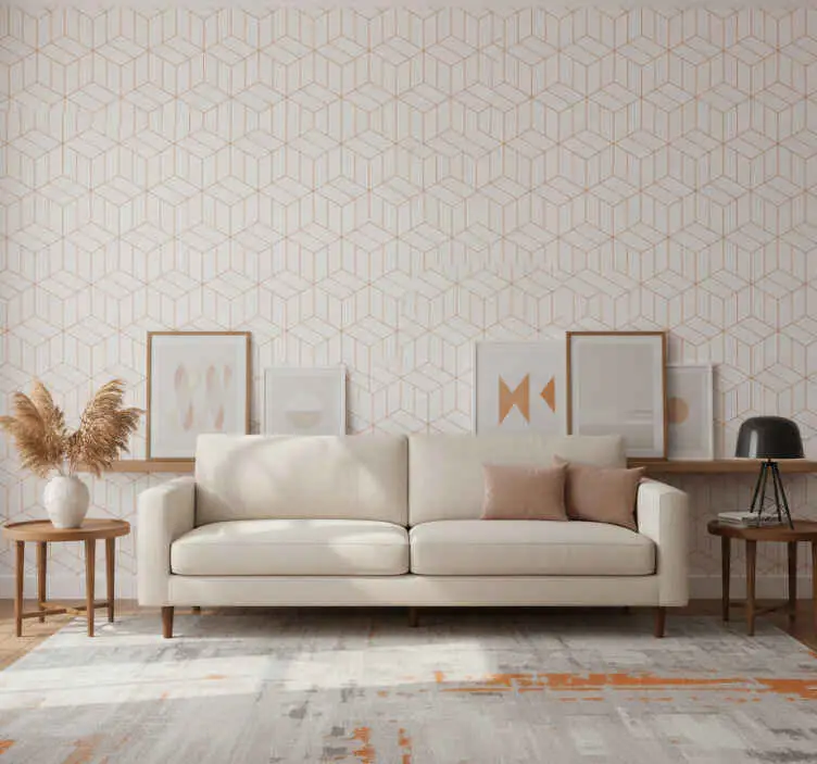 Premium Modern olika oktagoner modern tapet