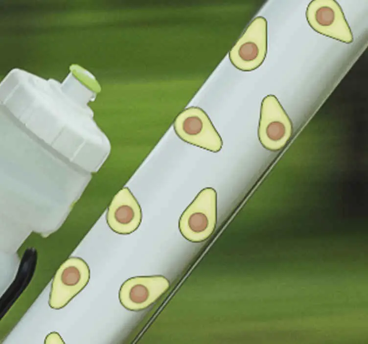 Kampanj Avocado cykel dekal