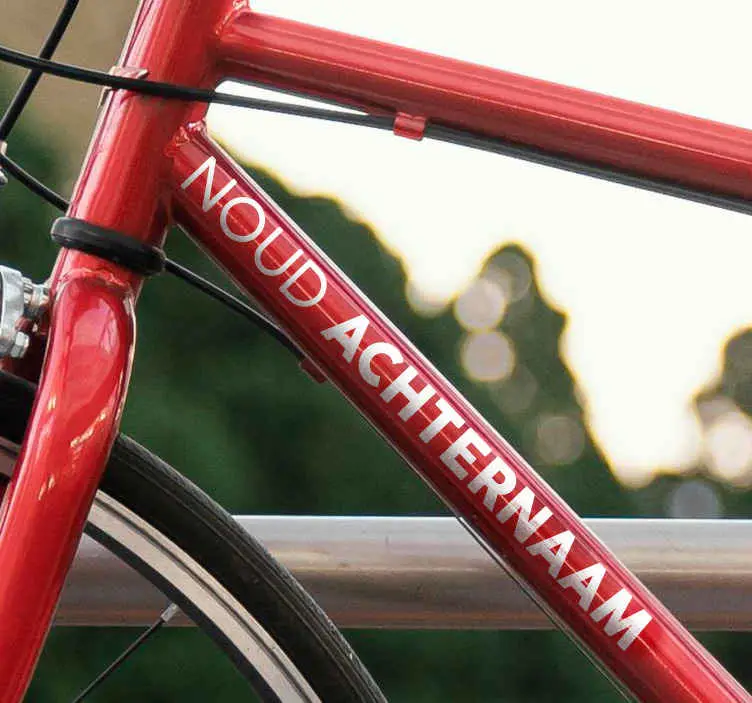 Kampanjpris Anpassningsbara namn cykel dekal