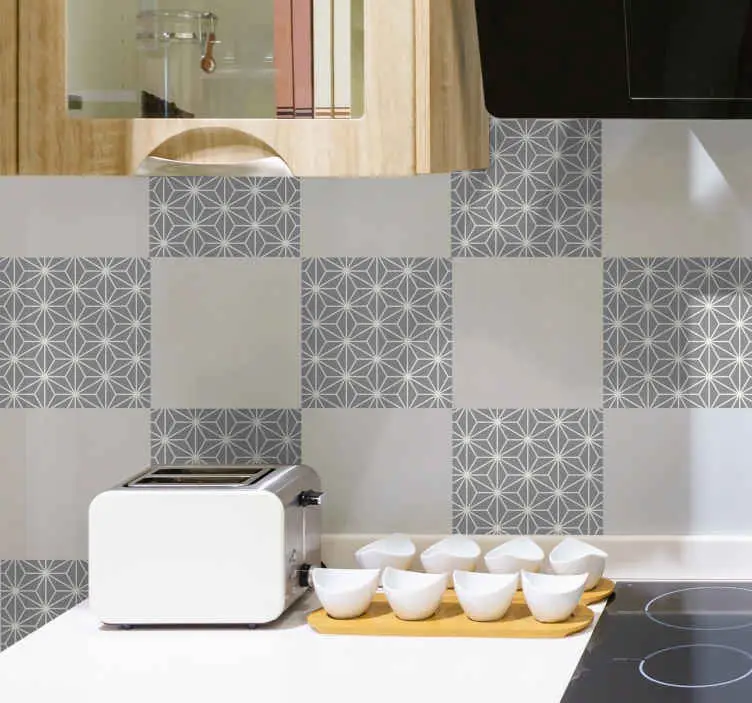 Grå pantone kakelöverföring risnedsättning