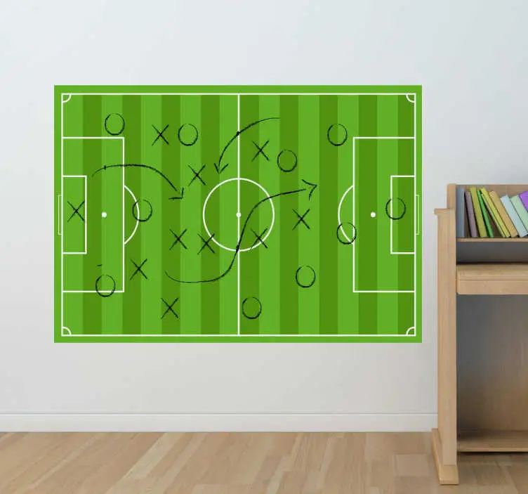 Fotbollsplan white board sticker Köp online