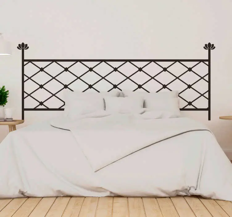 Kundfavorit Geometriska smide headboard väggdekor