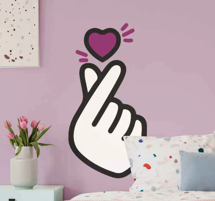 Handla nu K-pop hand klick bärbar dator dekal