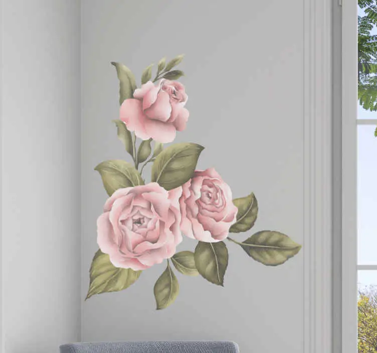 Pion ram blomma väggdekor I lager