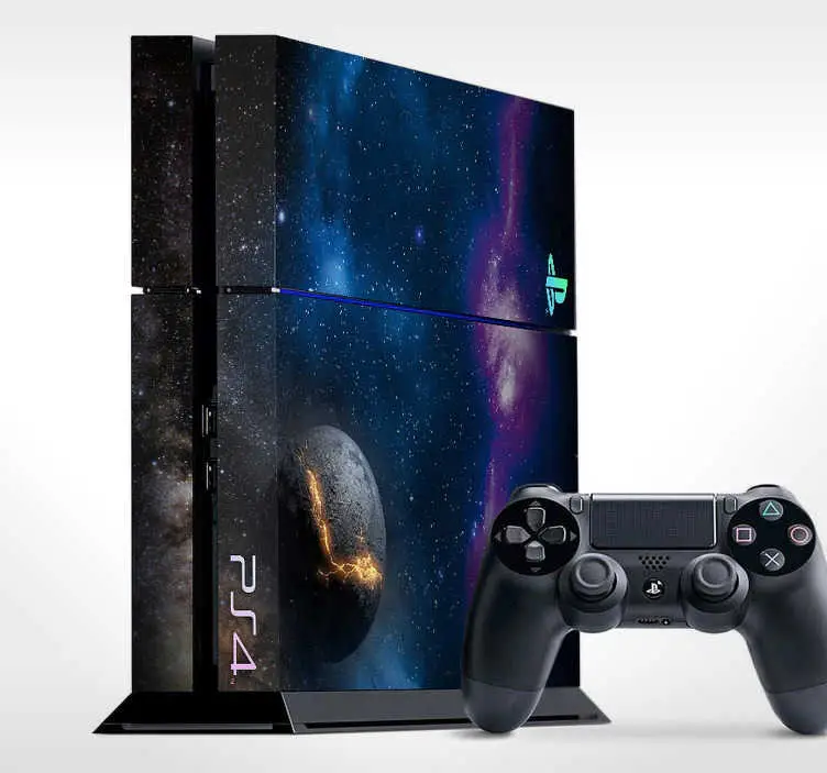 Nedsatt pris Cosmos galaxy playstation 4 skin
