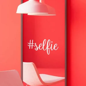 #selfie spegel vägg klistermärke Kampanjpris