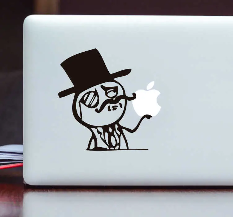 Begränsat erbjudande Stilig kille meme laptop hud