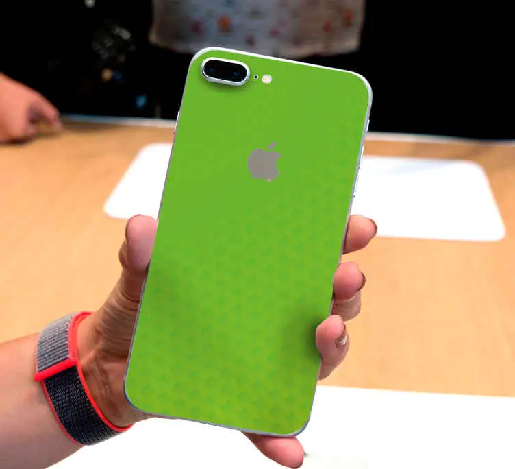 Rabatter Grönt kol iphone-dekal