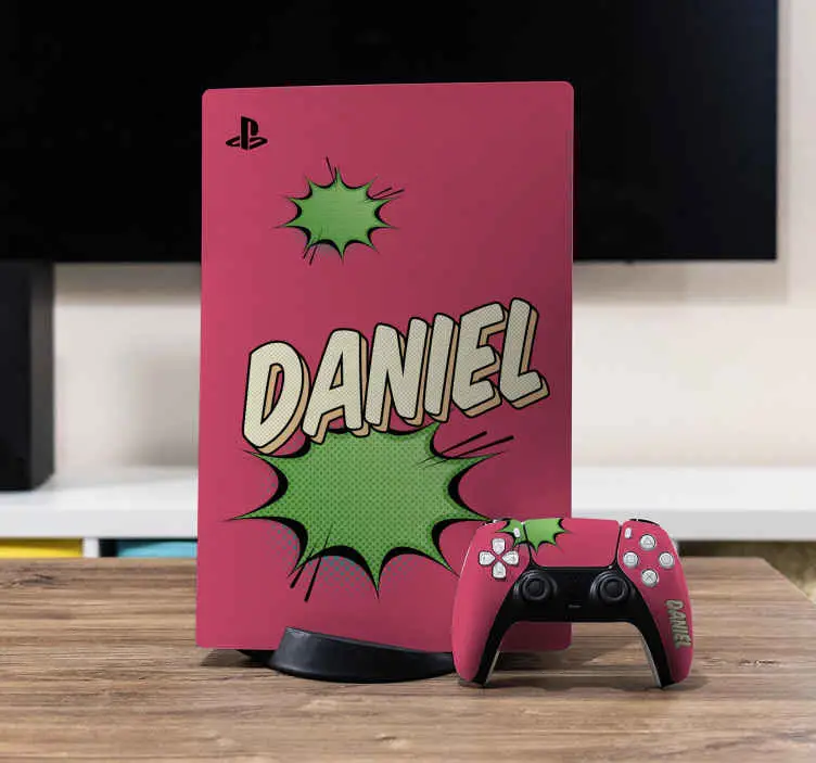 Hey du cool graffiti affisch playstation 5 dekal Lägg i varukorgen
