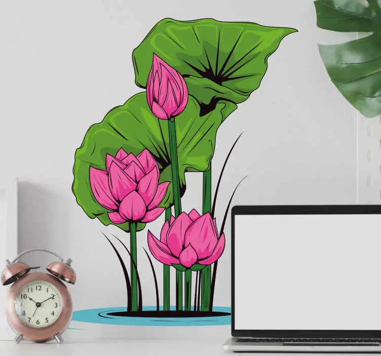 Lotus i väggdekor för vattenblomma Handla nu