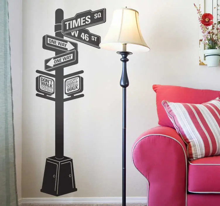New york city panel wall sticker Köp online