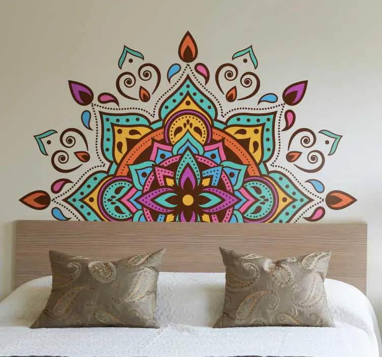 Geometriska mandala headboard väggdekor Endast denna vecka