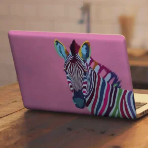 Zebra pop art bärbara klistermärken Nyhet