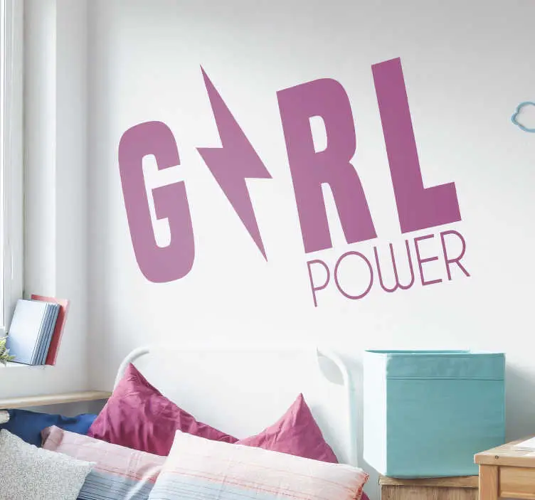 Premium Feministisk tjej motiverar motivmotiv