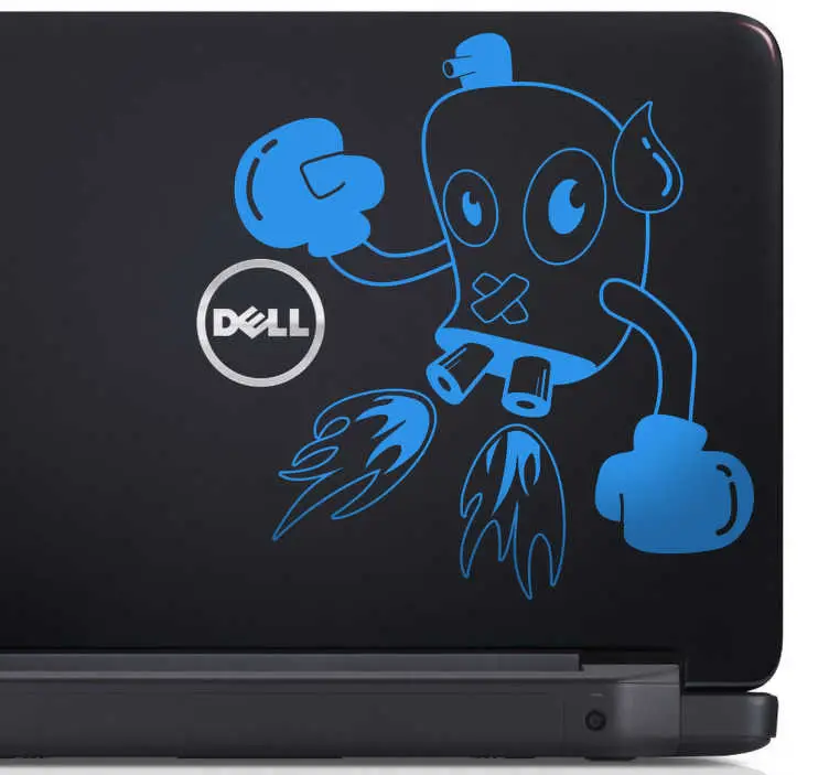 Begränsat erbjudande Tecknad robot laptop hud
