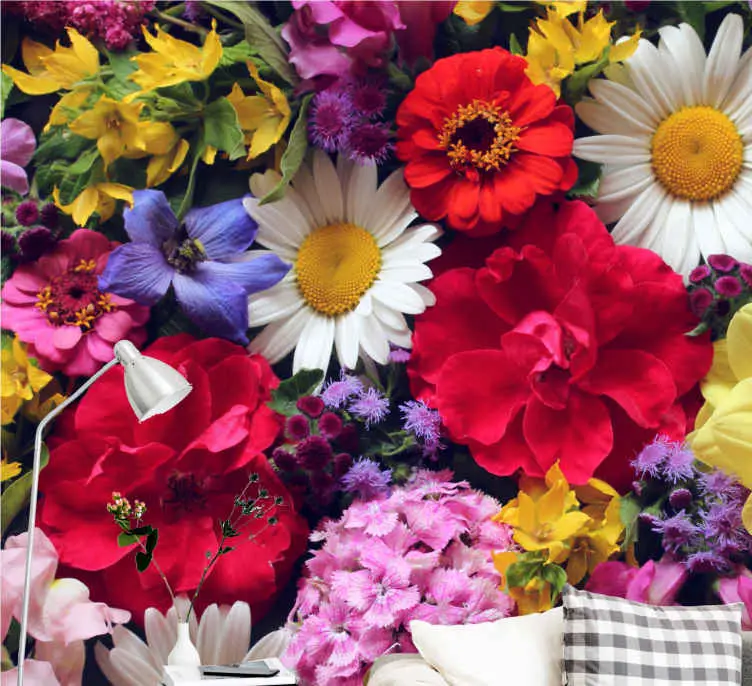 Extra rabatt Fina blommor fototapeta tapeter